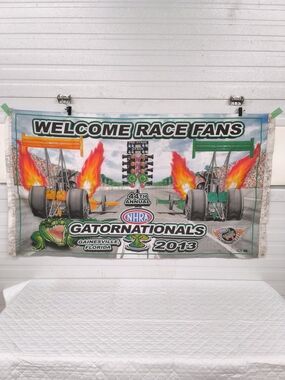 44th Annual NHRA Gatornationals 2013 Souvenir Banner